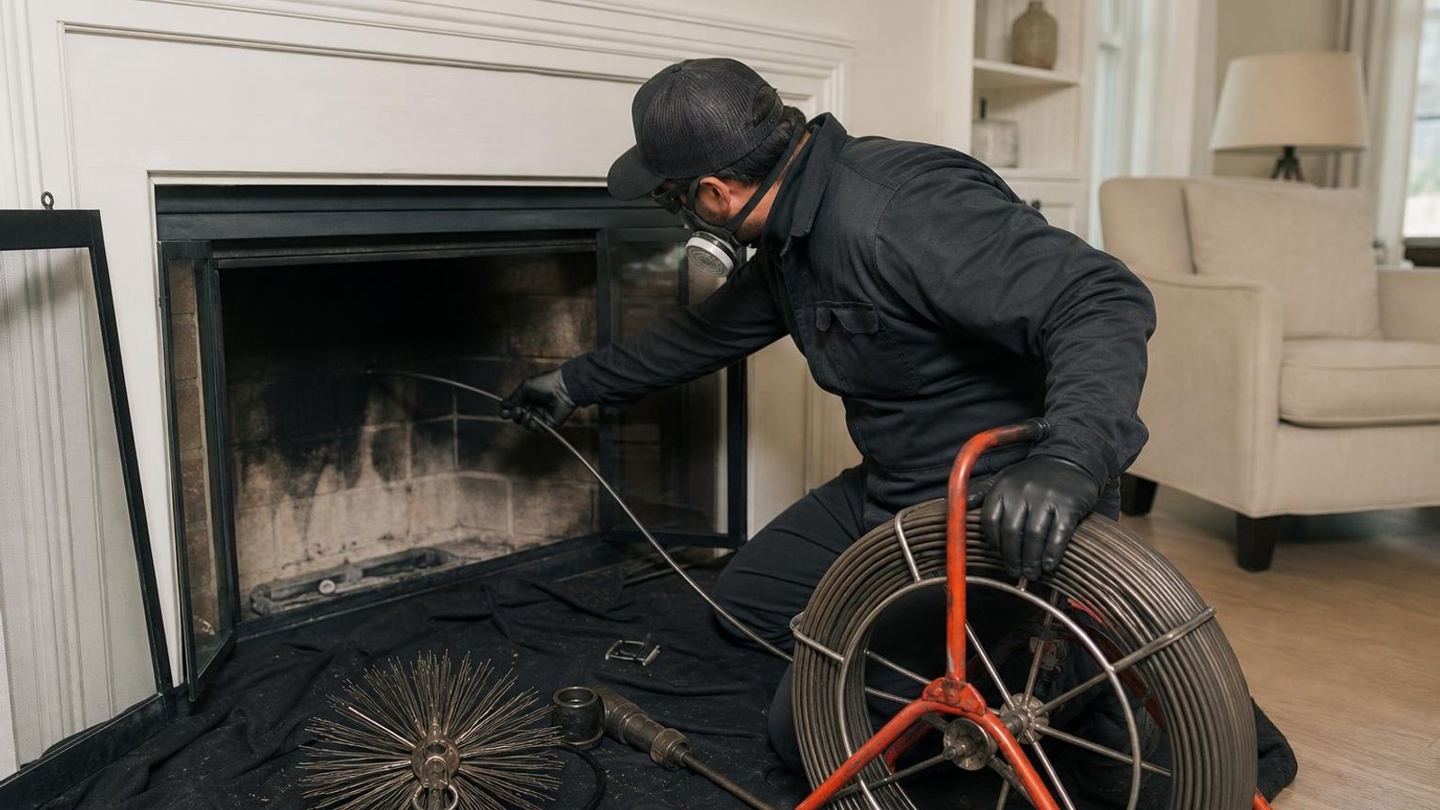Practical chimney sweep & inspection in Seabrook
